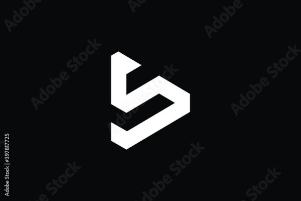 Fototapeta SD logo letter design on luxury background. DS logo monogram initials letter concept. SD icon logo design. DS elegant and Professional letter icon design on black background. D S SD DS