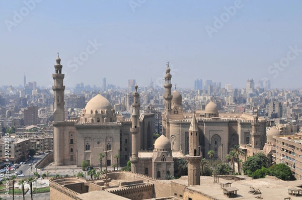 Obraz Panoramic view on Cairo, from Saladin's Citadel