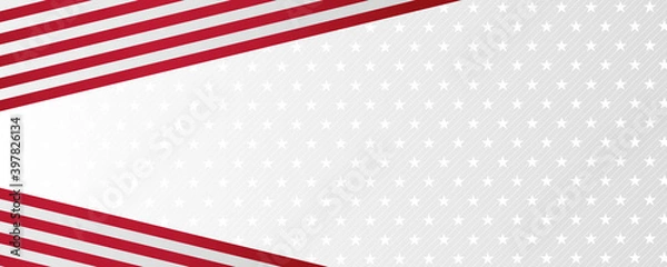 Fototapeta Abstract red gray grey arrow white blank space design modern futuristic background vector illustration. Vector illustration design for presentation, banner, cover, web, flyer, card, poster, wallpaper