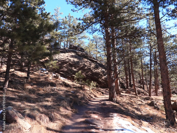 Obraz Mountain Hike In The Flatirons 