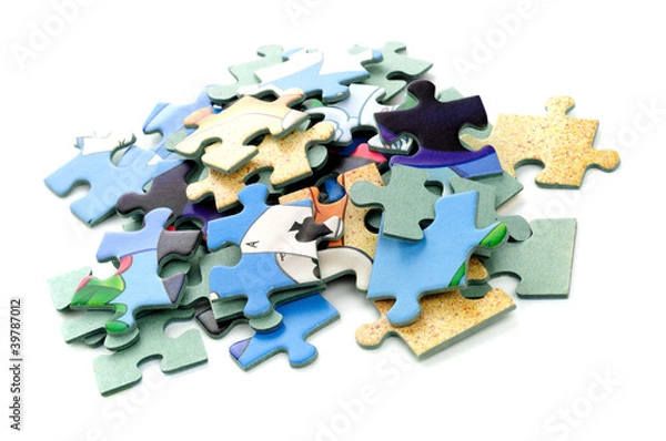 Obraz Puzzle - białe tło