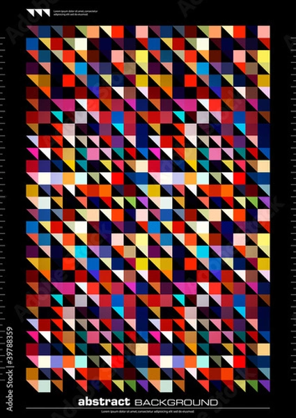 Obraz modern mosaic pattern background