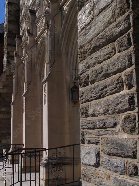 Fototapeta church archway