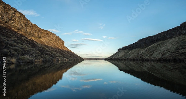 Fototapeta Evening Reflection on the Snake River