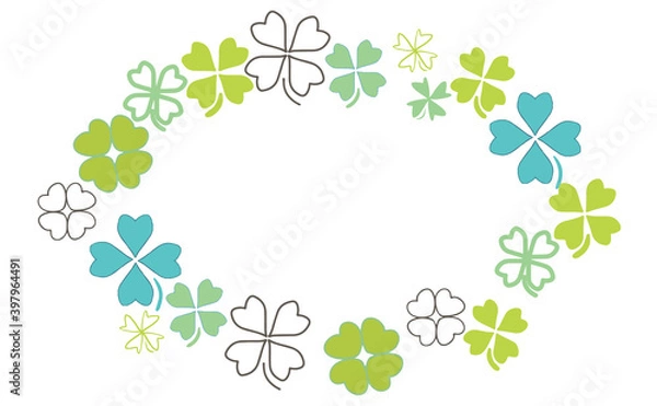 Fototapeta クローバーの装飾素材