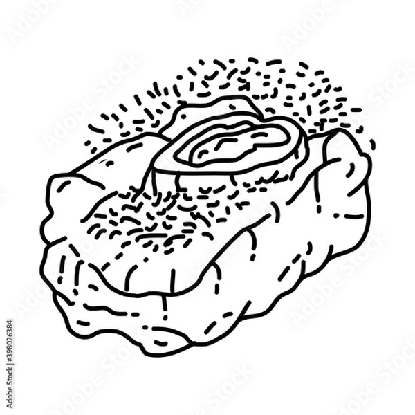 Obraz Ossobuco Icon. Doodle Hand Drawn or Outline Icon Style