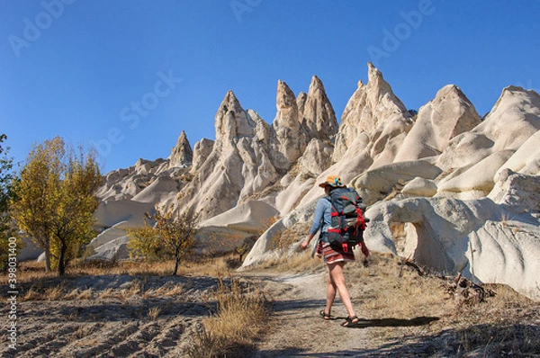 Obraz Beautiful landscapes of Cappadocia. Turkish landmark