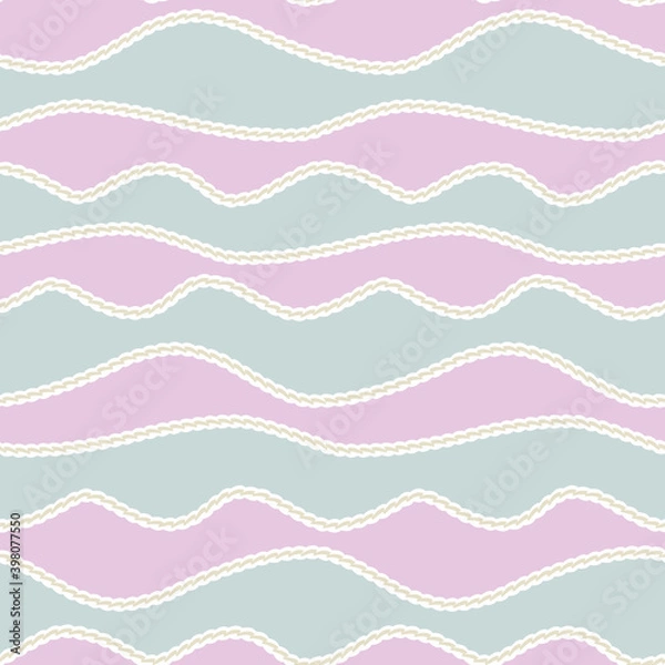 Fototapeta Waves Seamless Pattern.