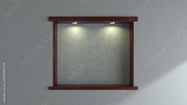 Obraz inside frame on wall