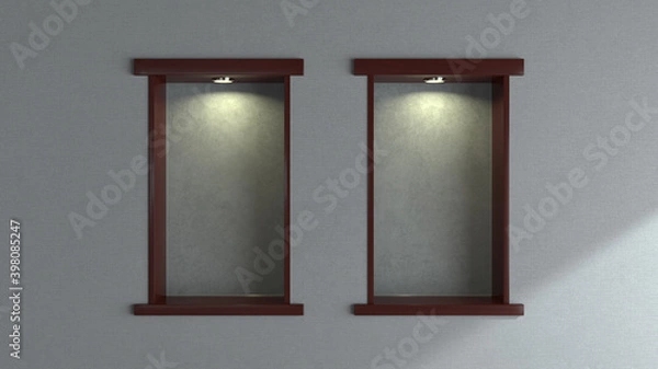 Obraz inside frame on wall