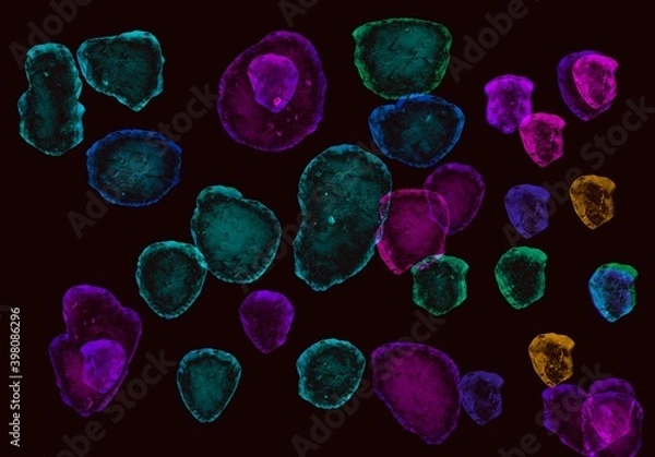 Obraz absract precious stones 