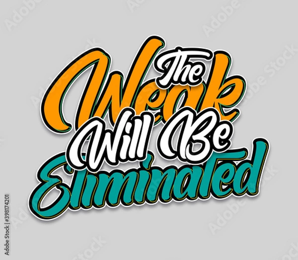 Obraz font style editable - motivation