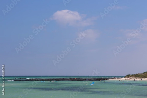Fototapeta beach and sky
