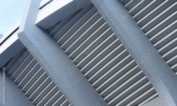 Fototapeta Abstract dynamic architecture