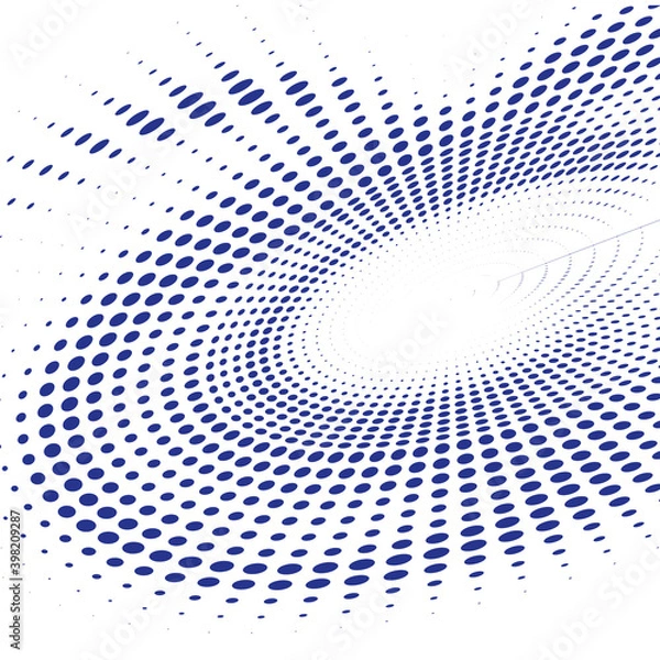 Fototapeta pattern with blue dots