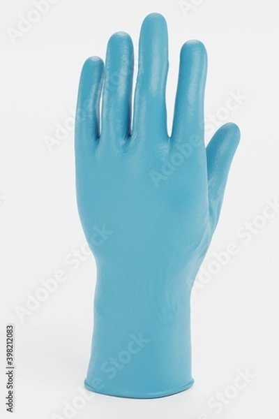 Fototapeta Realistic 3D Render of Latex Glove