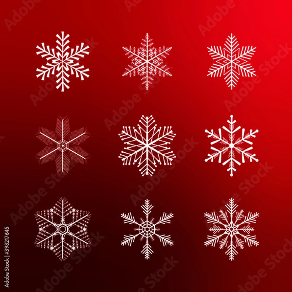 Fototapeta snowflakes