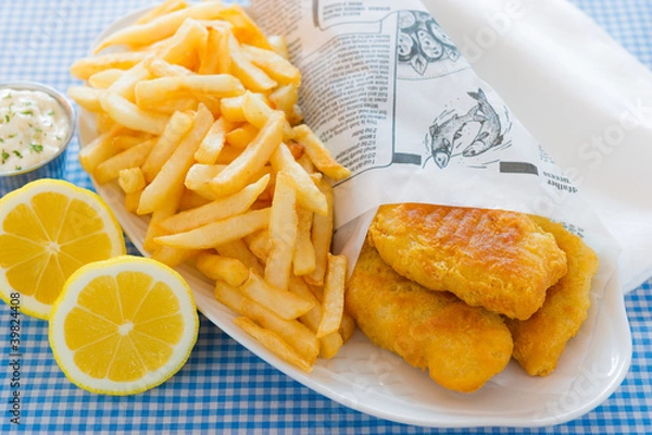 Obraz Fish and chips