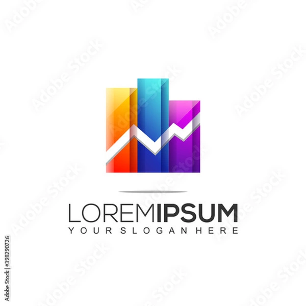 Obraz Modern Accounting & Financial Logo Template