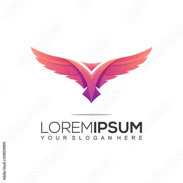 Obraz Modern Eagle Logo Design Template