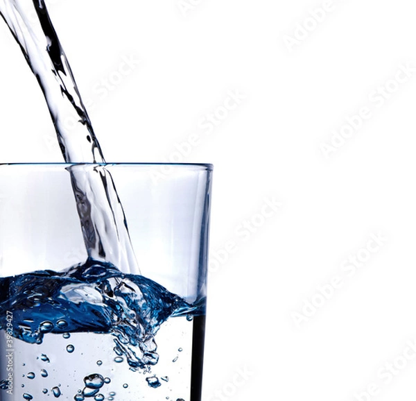 Fototapeta Wasser einschenken