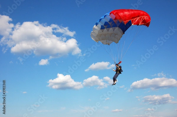 Fototapeta parachuter