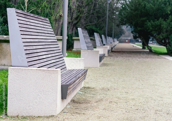 Fototapeta ławki