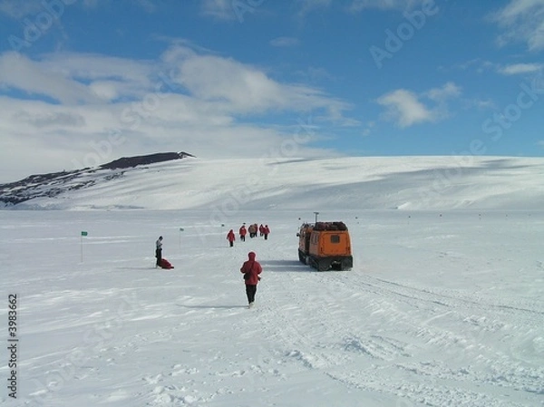 Obraz Antarctica training camp