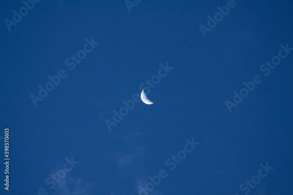 Obraz waning moon in the sky