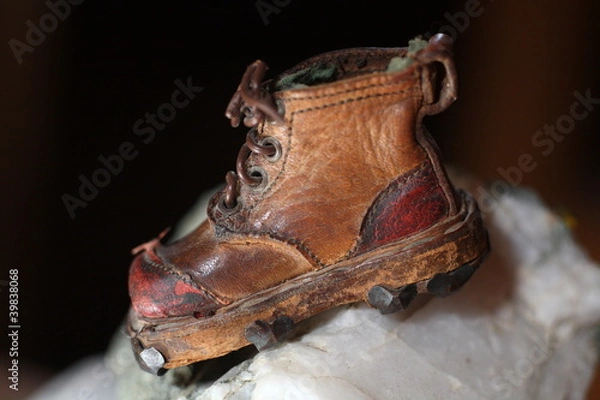 Obraz Scarpone montagna miniatura anni 50