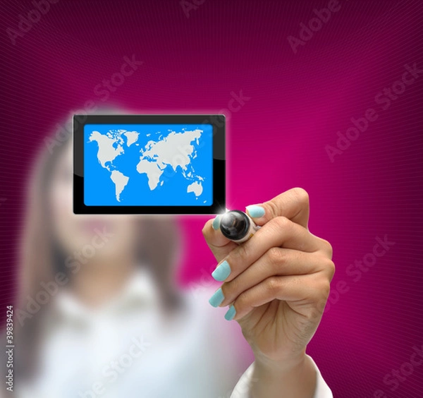 Fototapeta business woman