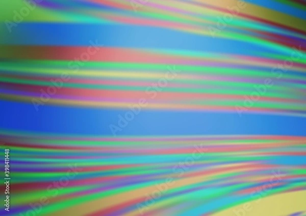 Fototapeta Light BLUE vector blurred bright pattern. Glitter abstract illustration with an elegant design. Brand new design for your business.