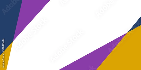 Fototapeta Brochure layout design template set with yellow gold blue purple business presentation background and white space for text