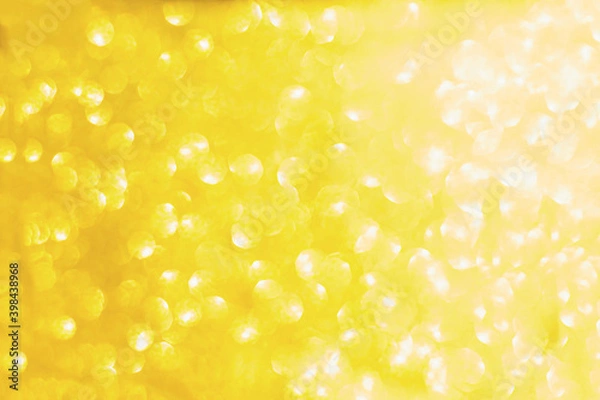 Obraz Abstract blurred yellow sparkle bakground.