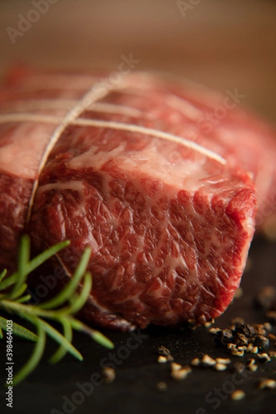 Obraz Wagyu raw beef for roast beef