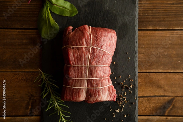 Obraz Wagyu raw beef for roast beef