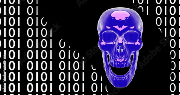 Fototapeta Digitale Internettechnologie - Konzept Sicherheit
