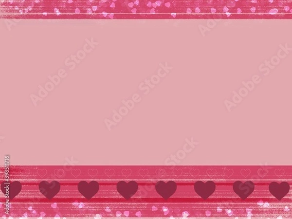 Obraz pattern. Valentine's day. Digital illustration