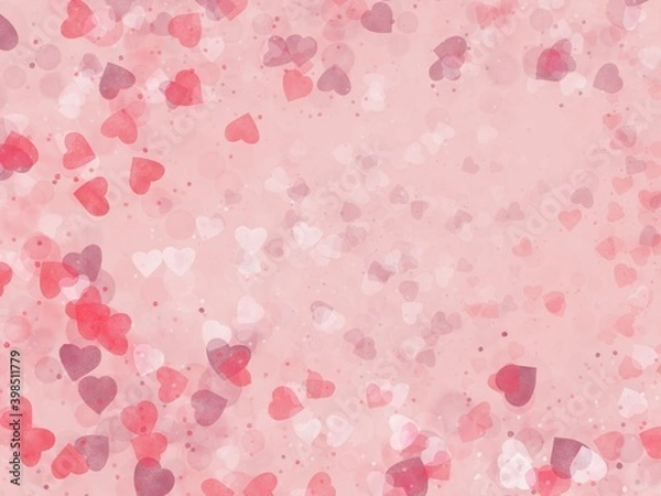 Fototapeta pattern. Valentine's day. Digital illustration