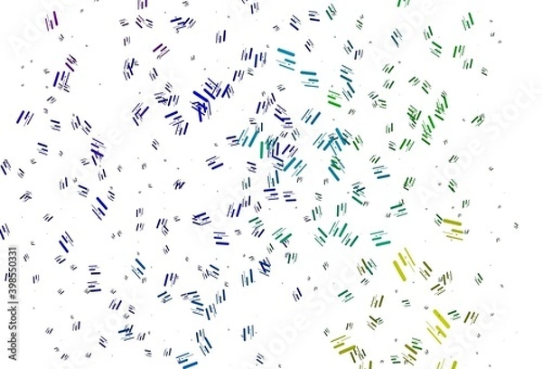 Fototapeta Light Multicolor, Rainbow vector layout with flat lines.