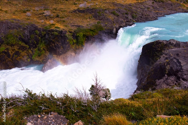 Obraz waterfall in the mountains