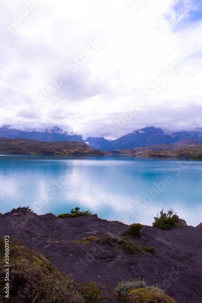 Obraz lake and mountains