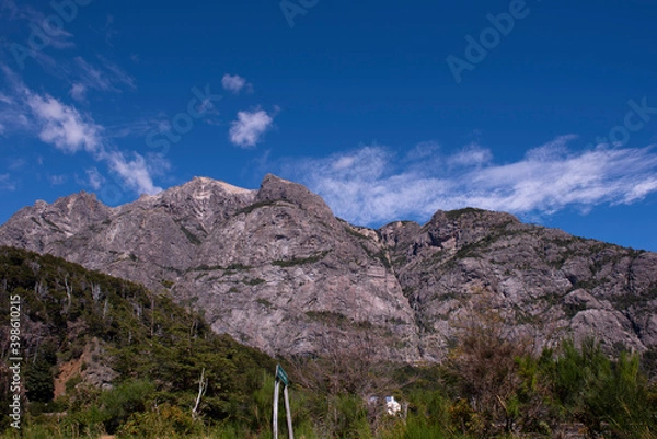 Obraz mountain landscape with blue sky