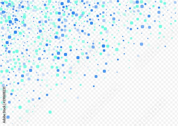 Obraz Blue Cell Decoration Vector Transparent 