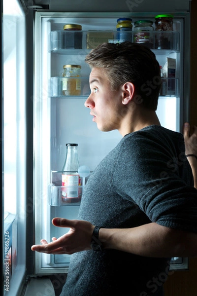 Obraz Widok lodówki