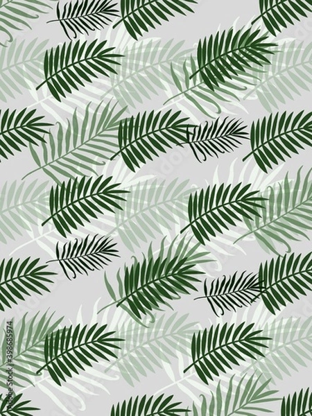 Obraz fern leaf background pattern
