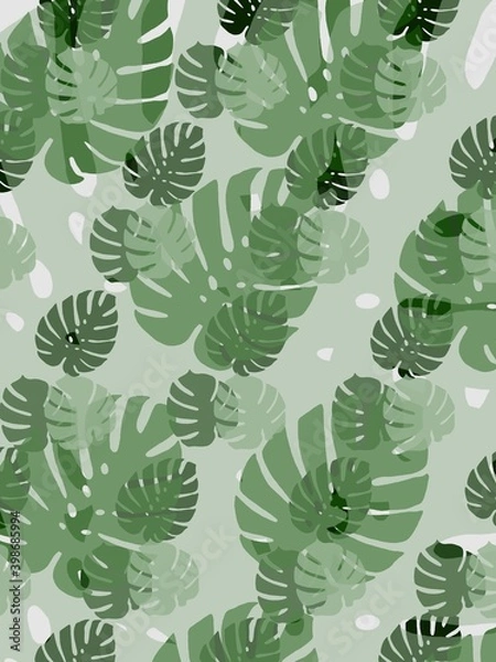 Obraz seamless pattern with leaves