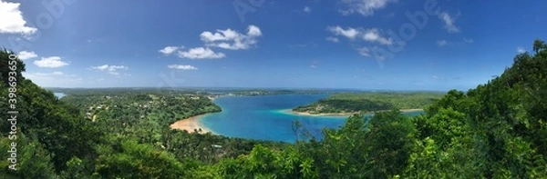 Fototapeta View of a river in Tonga, South Pacific