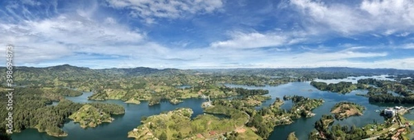 Fototapeta View over river and islands