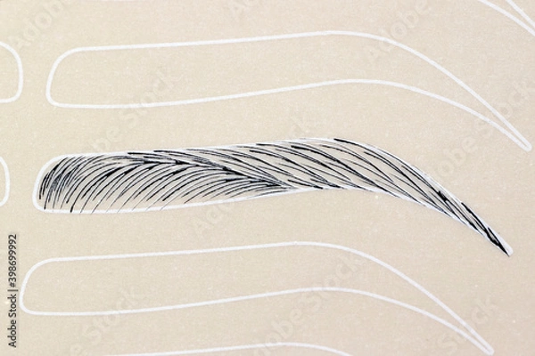 Obraz Latex skin for microblading practice